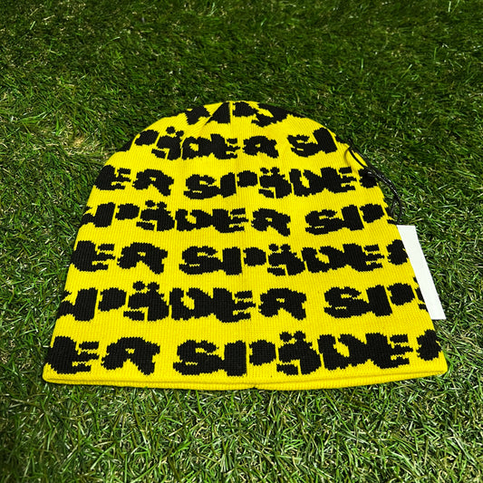 Sp5der Fuzzy Logo Yellow Skully NEW x12371