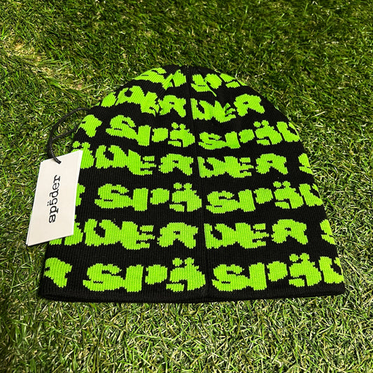 Sp5der Fuzzy Logo Black Skully NEW x12370