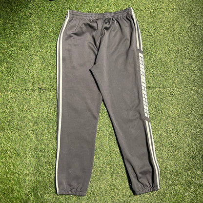 Adidas Yeezy Calabasas Grey Track Pants Size Large USED x13258