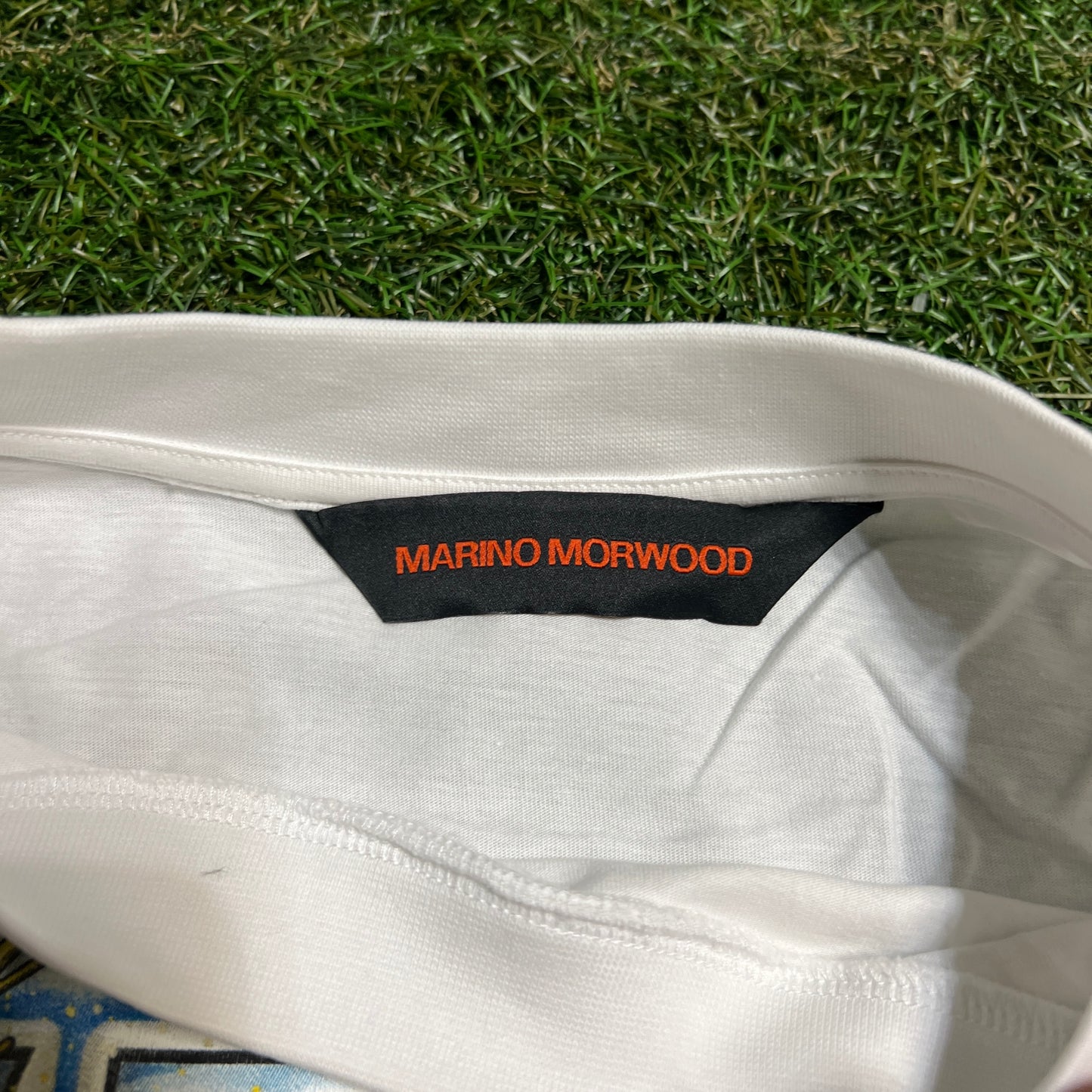 Marino Morwood Messi Rap Style White Tee Size XXL NEW x11531