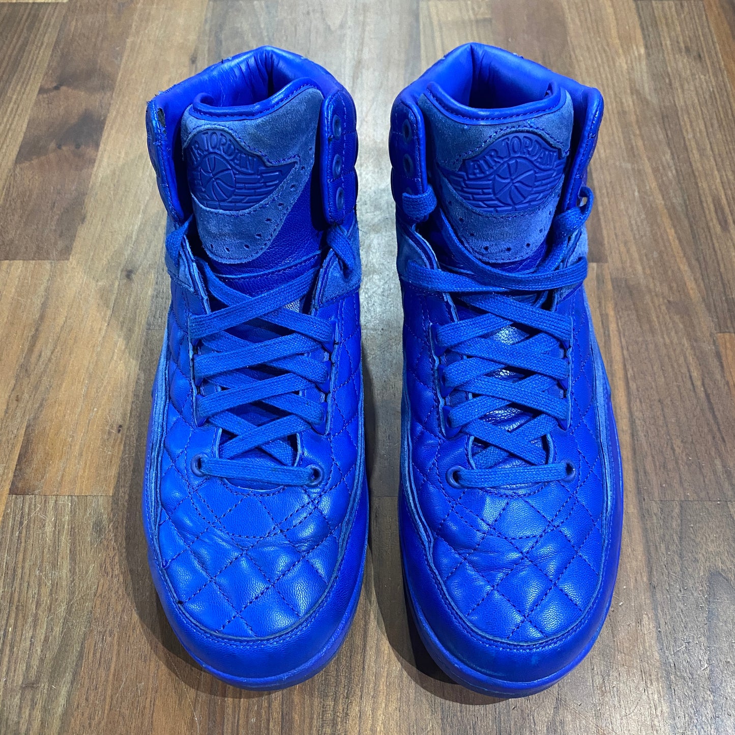 Jordan 2 Just Don Blue 2015 SIGNED Size 10.5 USED s13657