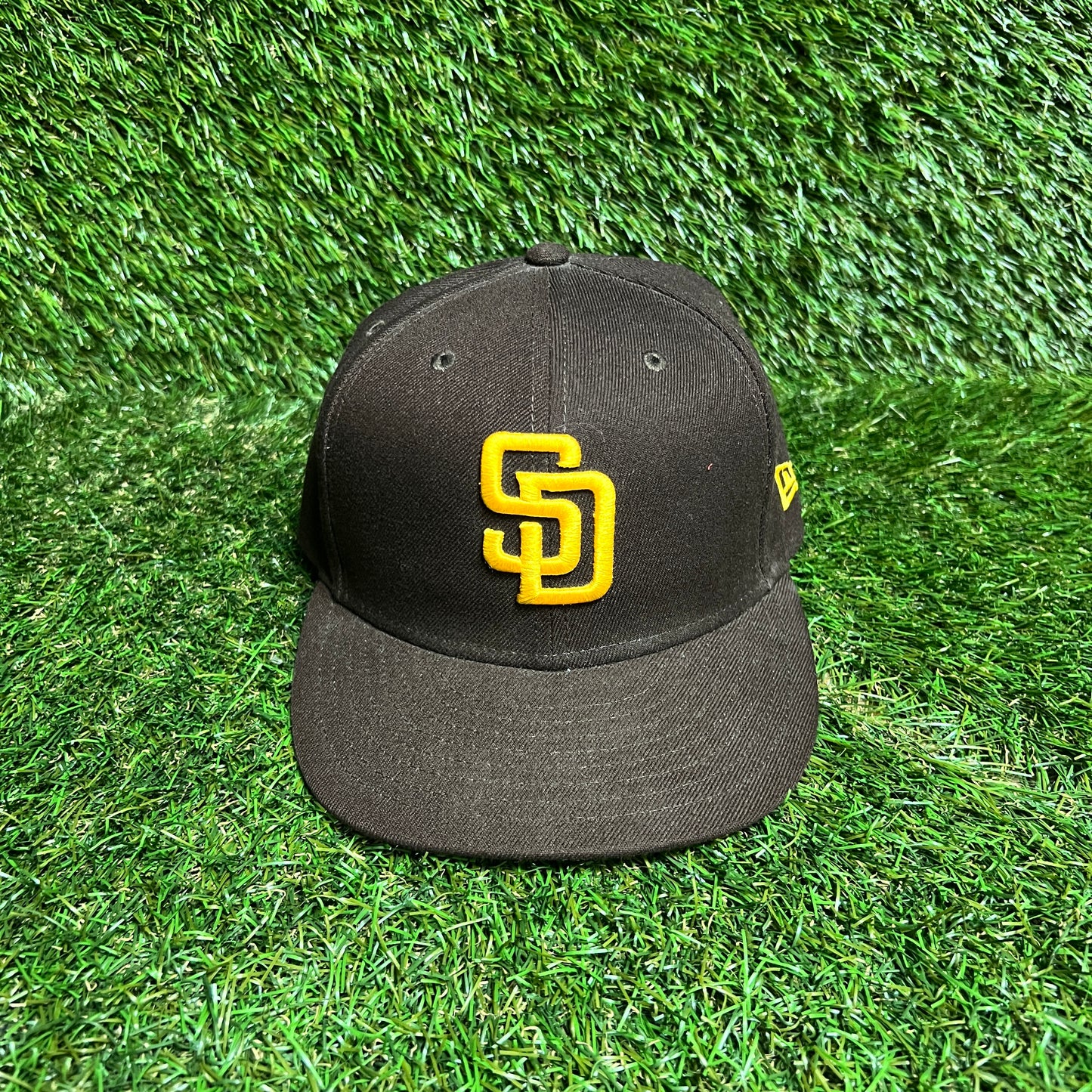 New Era San Deigo Padres Brown Hat Size 7 1/8 USED v15829