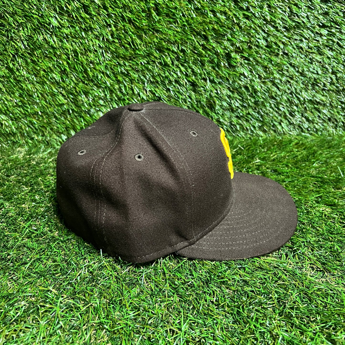 New Era San Deigo Padres Brown Hat Size 7 1/8 USED v15829