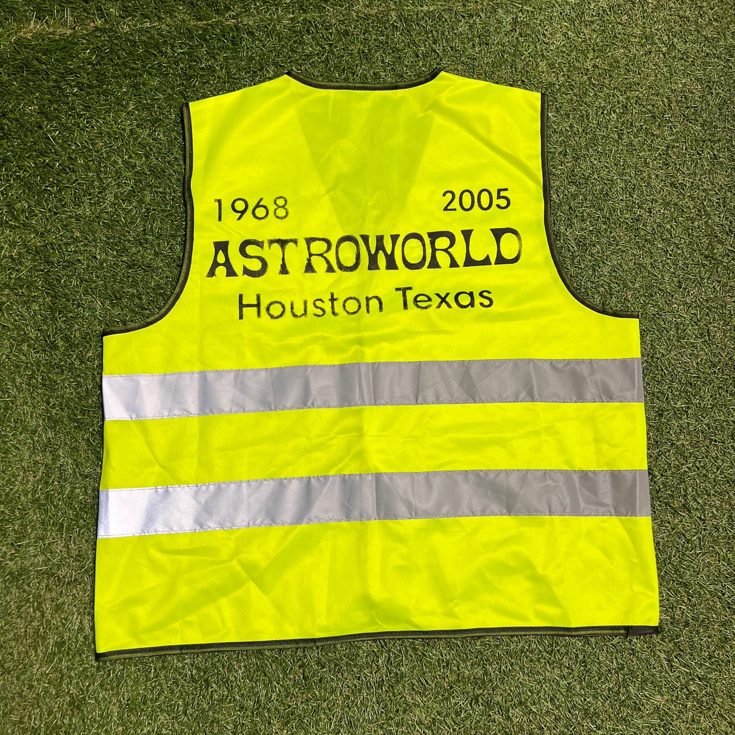 Travis Scott Astro World Texas Safety Vest Size XL USED x11517