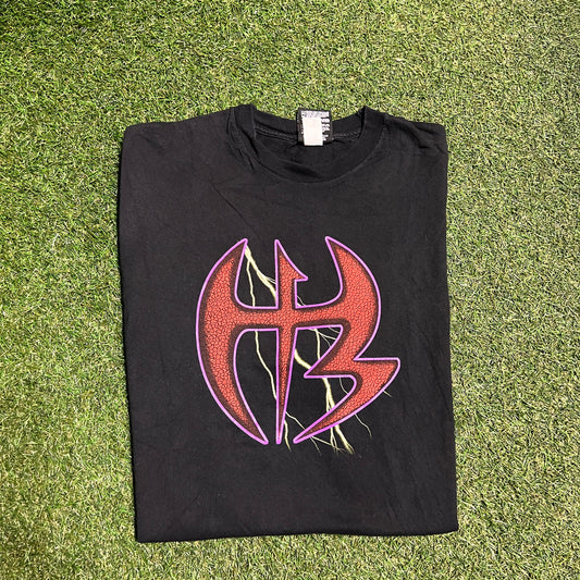 2007 WWE Hardy Boyz Promo Logo Black Tee Size XL USED v14045