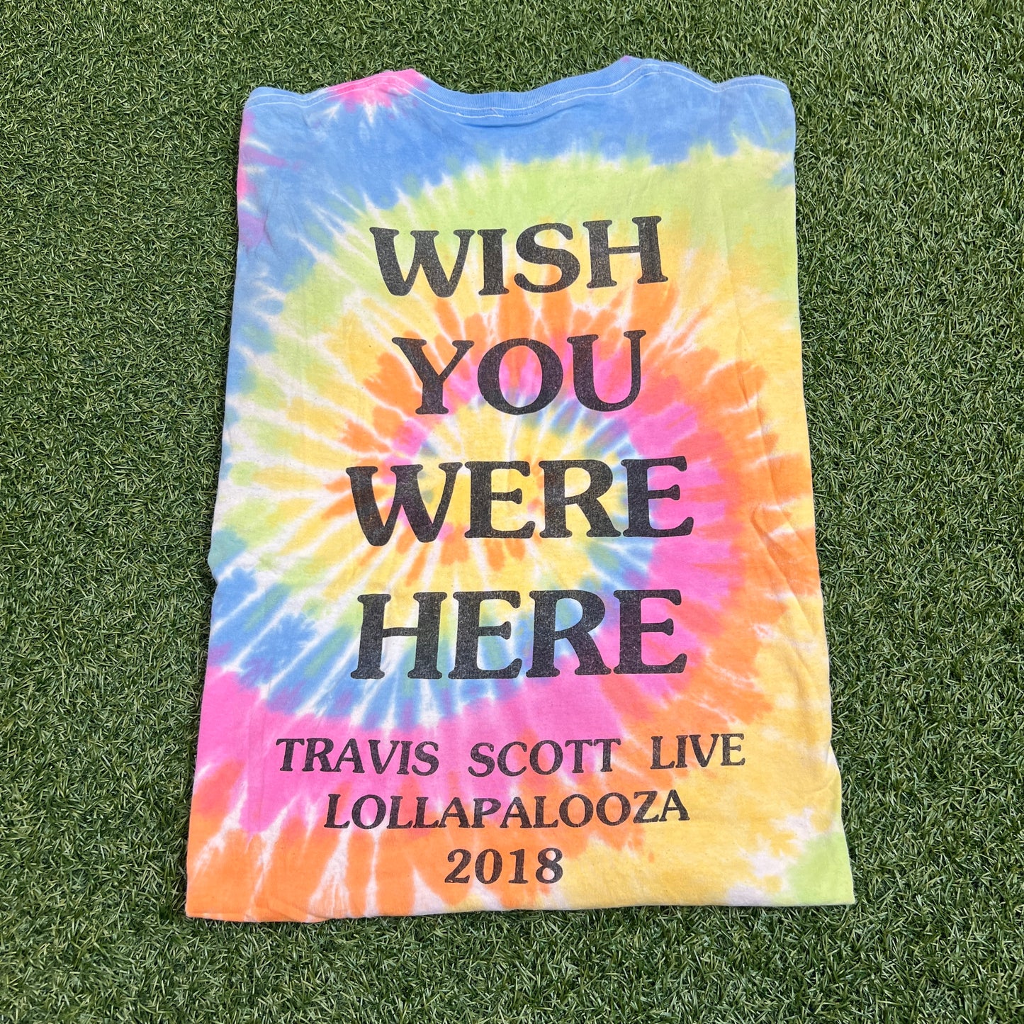 Travis Scott Astro World I Went and Got This Shirt Tie Dye Tee Size XXL USED x11499