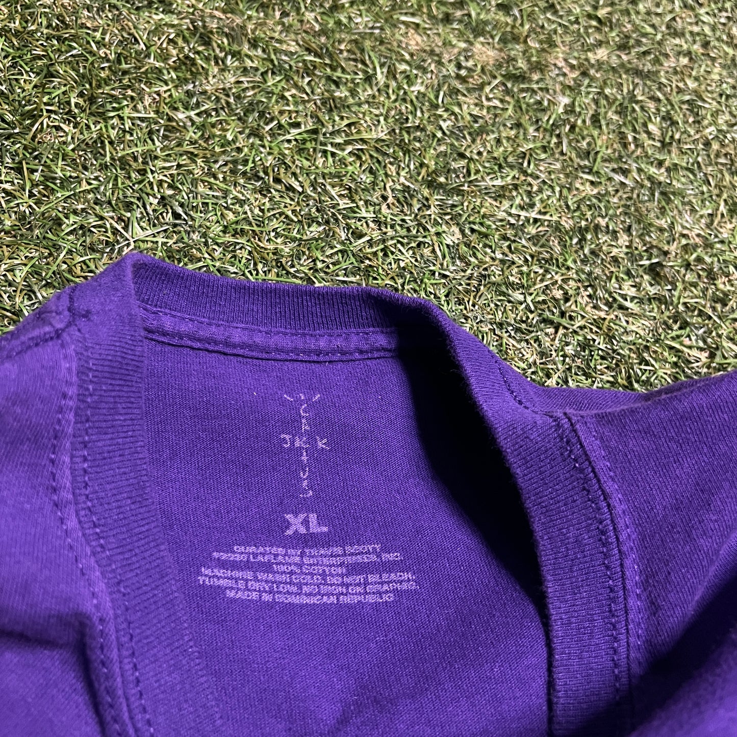 Mcdonalds Cactus Jack Cactus Sauce Purple Tee Size XL USED x13282