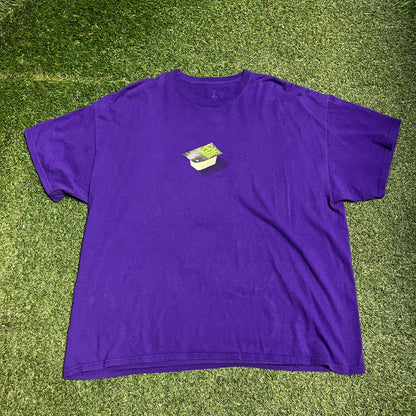 Mcdonalds Cactus Jack Cactus Sauce Purple Tee Size XL USED x13282