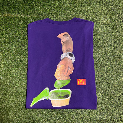 Mcdonalds Cactus Jack Cactus Sauce Purple Tee Size XL USED x13282