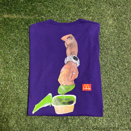 Mcdonalds Cactus Jack Cactus Sauce Purple Tee Size XL USED x13282