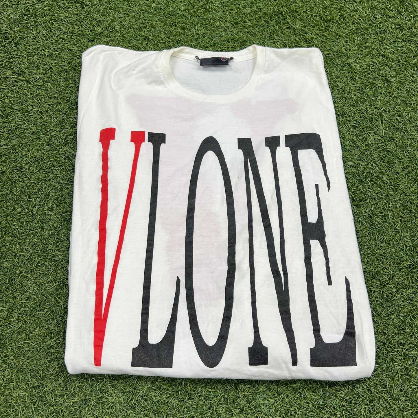 Vlone Reversible Classic Logo White Longsleeve Size XXL USED x12409