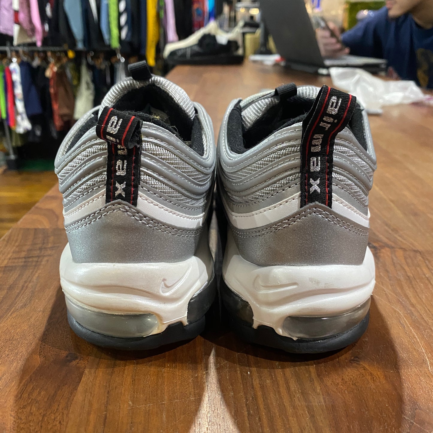 Nike Air Max 97 Silver Bullet Size 10 USED S14267