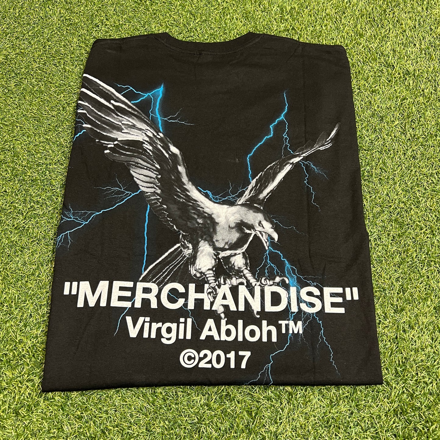 Travis Scott Virgil Abloh Merchandise Birds In The Trap Black Tee Size XXL Used x11508