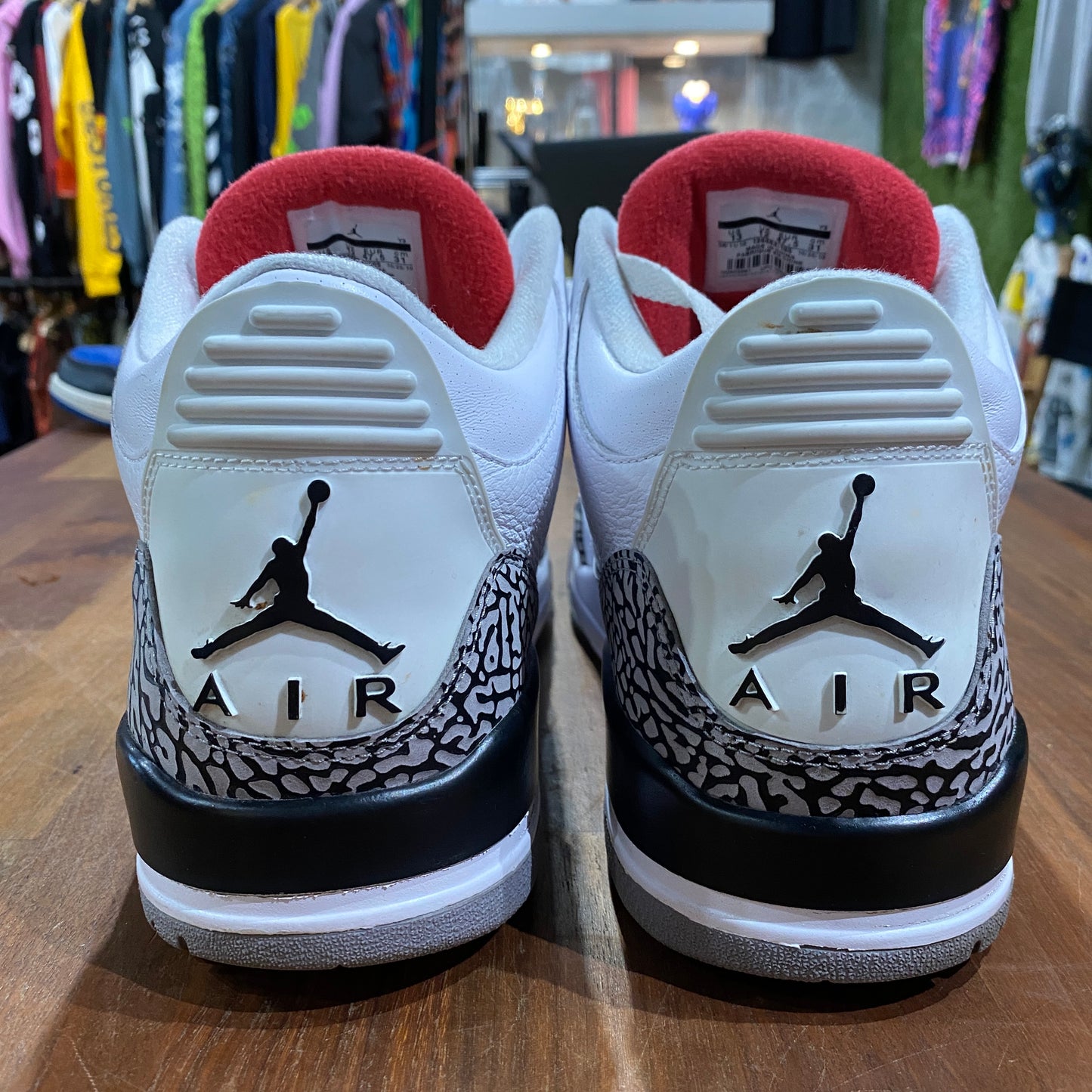 Jordan 3 White Cement 2011 Size 13 USED REPLACEMENT BOX s14033