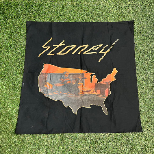 Post Malon Stoney Tour Black Bandana NEW v2801
