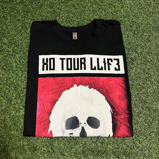 Lil Uzi Xo Tour Life Xray Black Tee Size Large USED v2800