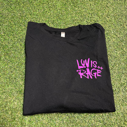 Luv Is Rage Lil Uzi Black Longsleeve Size Large USED x1274