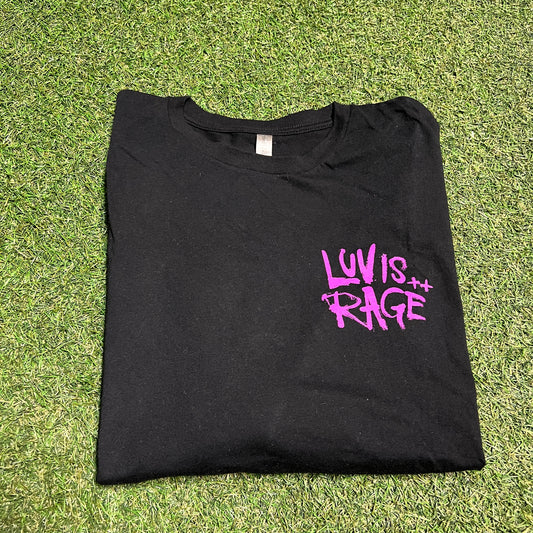 Luv Is Rage Lil Uzi Black Longsleeve Size Large USED x1274