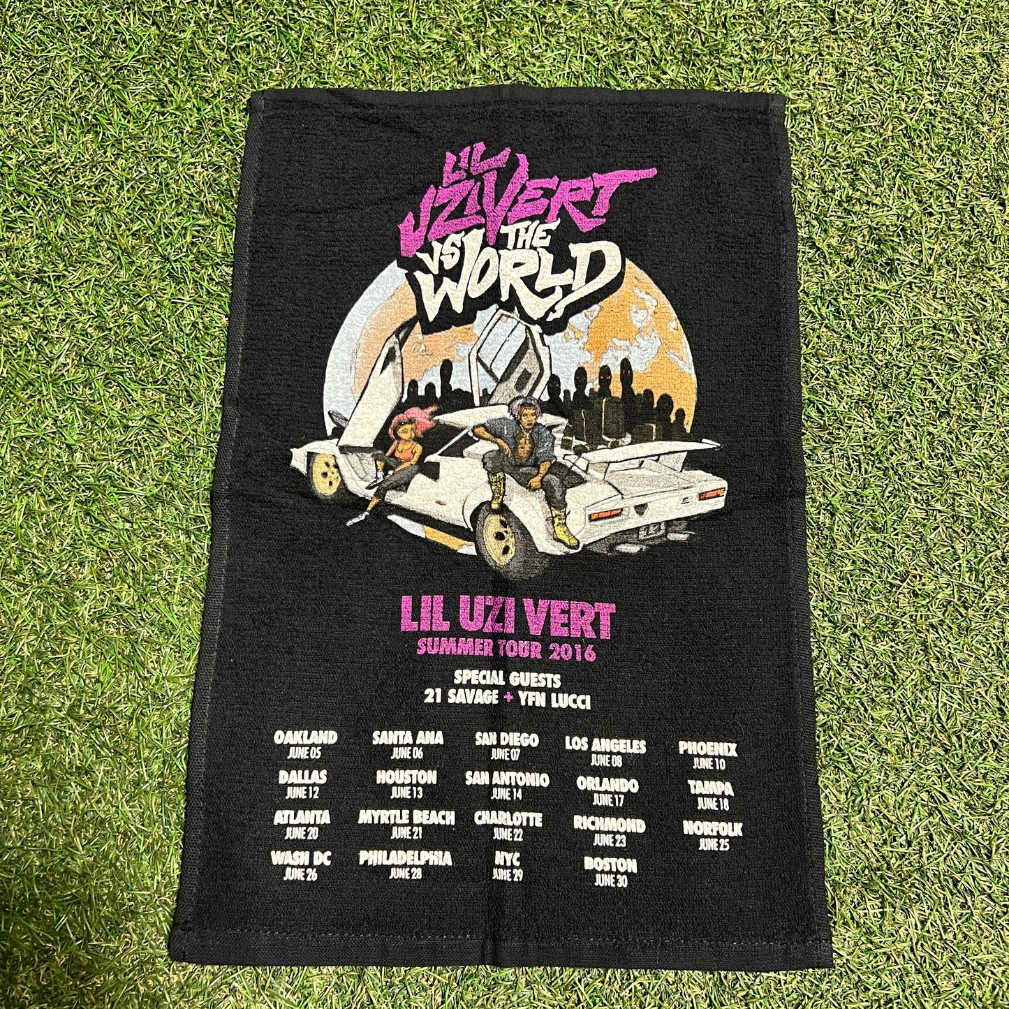 2016 Lil Uzi Mini Towel Black v992
