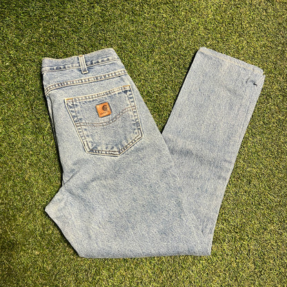 Carhartt Blue Jeans Size 33x32 USED v14056