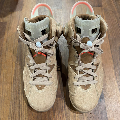 Jordan 6 Travis Scott British Khaki Size 6 USED s14272