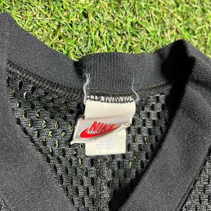 1990's Nike Mesh Black Jersey Size Small USED V14907