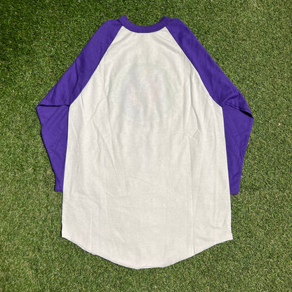 1992 Grateful Dead Recycle World White/Purple Longsleeve Size Medium NEW v15883