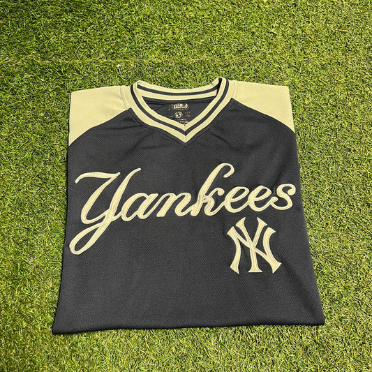 Yankees stitches jersey navy Size Large USED v14074