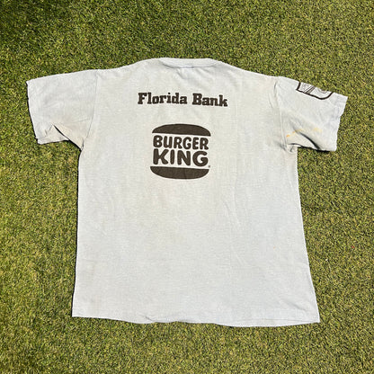 1983 South Daytona Run For Sight Blue Tee Size Large USED v15888