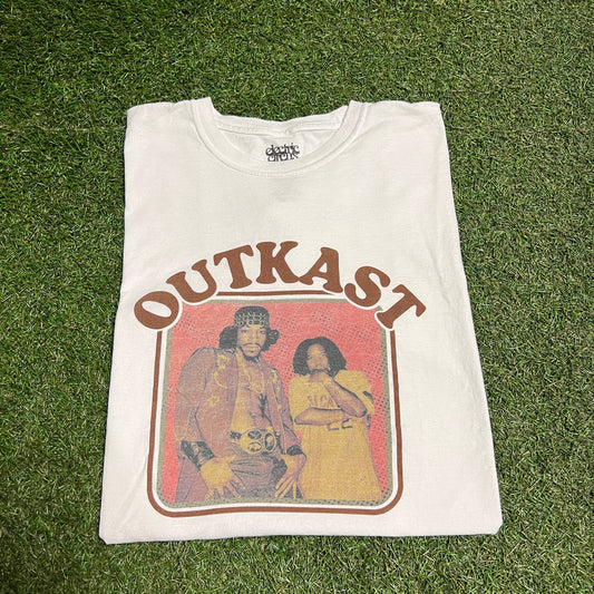 Outkast Portrait Tee White Size XL USED v14063