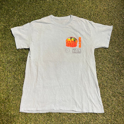 Travis Scott Class of 2020 Blue Tee Size Medium USED x11165