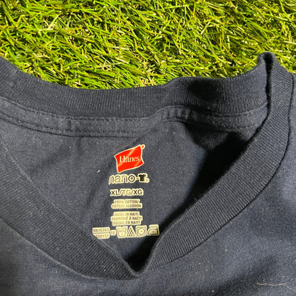 Prestige worldwide boats and hoes Navy Blue Tee Size XL USED v2766