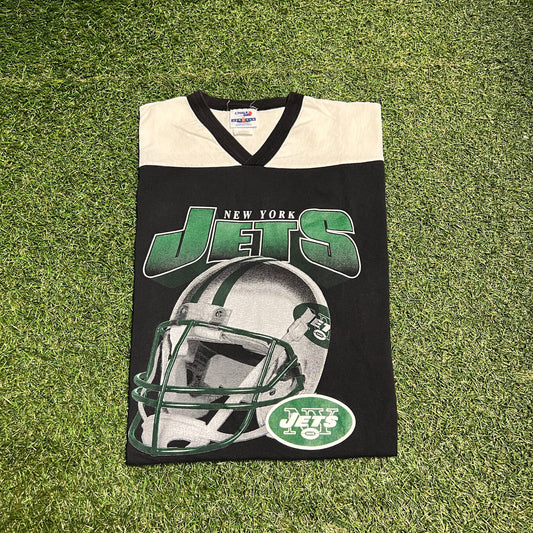 NY Jets chalk line tee black Size Medium USED v13887