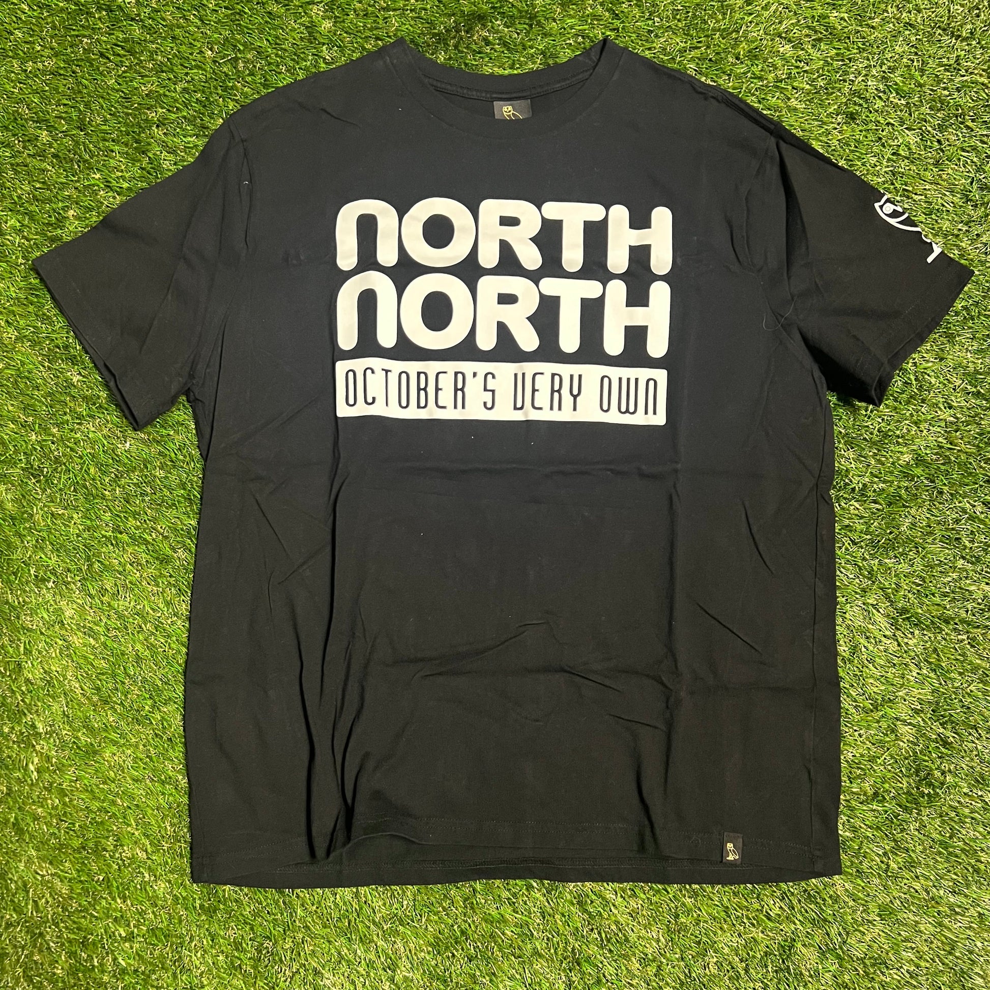 North October Very Own Black Tee Size XXL USED v1906