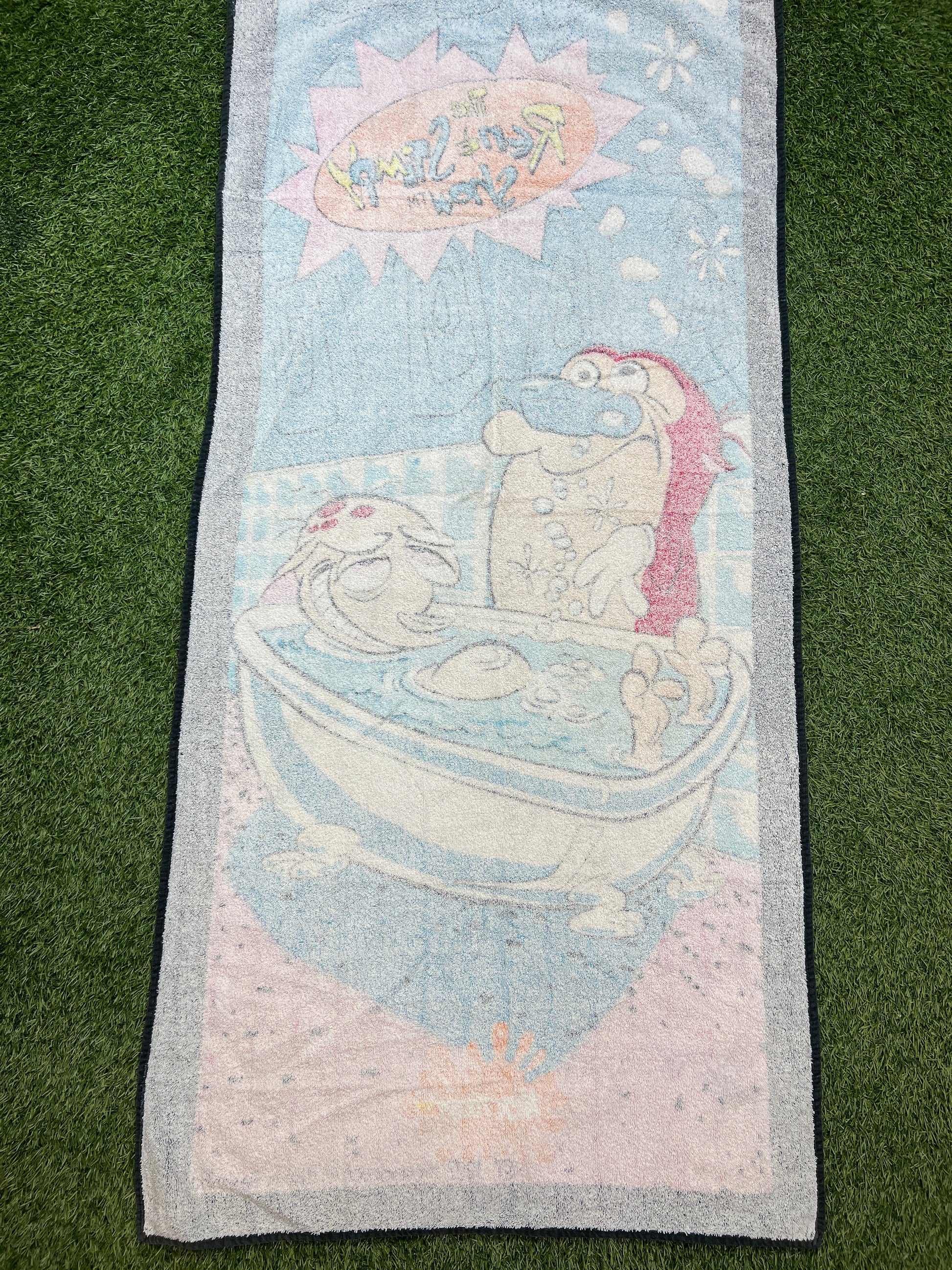 Ren and Stimpy 1992 Towel USED