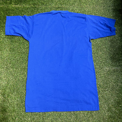 Nutmeg Giants Helmet New York Big Text Blue Tee OS USED v13899