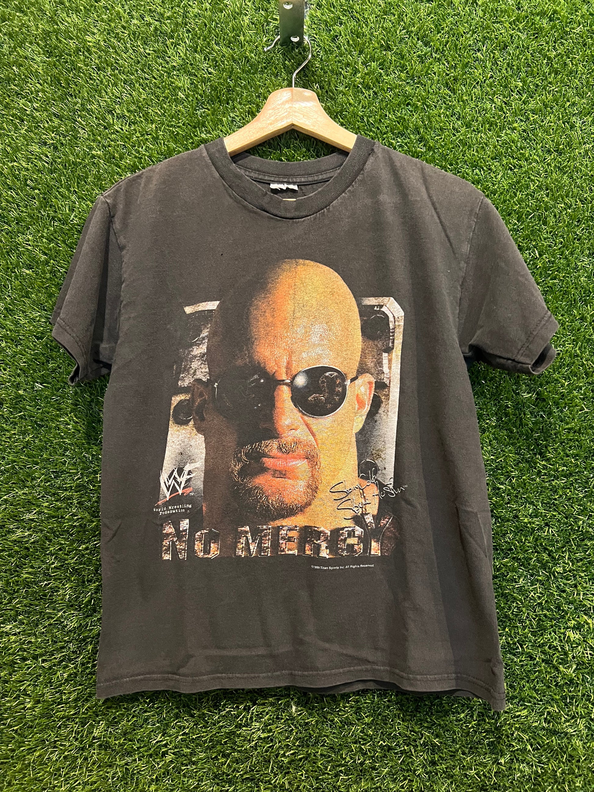 Stone Cold WWF 1999 No Mercy Steve Autsin Tee Size Small USED