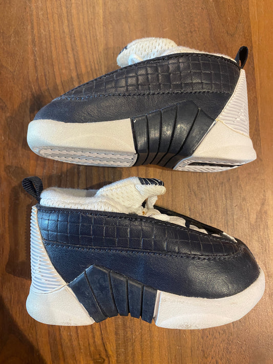 Jordan 15 OG Low TD 'Midnight Navy' 2000 release Size 3c USED