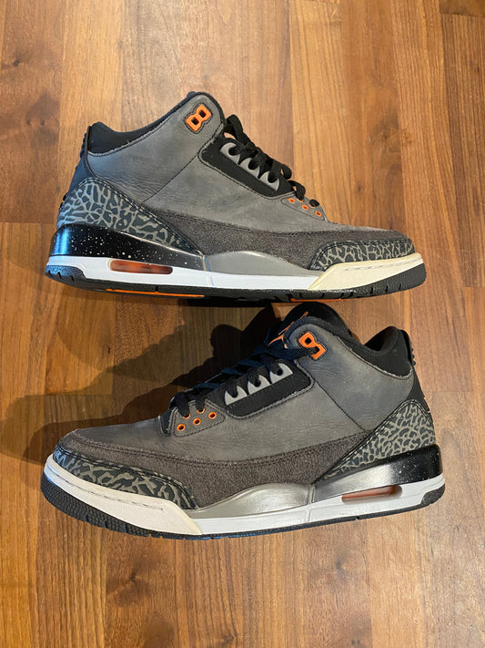 Air Jordan 3 Fear Pack 2013 Size 10.5 USED s9545