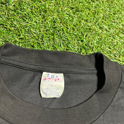 OJ Simpson Free The Juice Rap Style Tee Size XL USED DRY ROT v11568