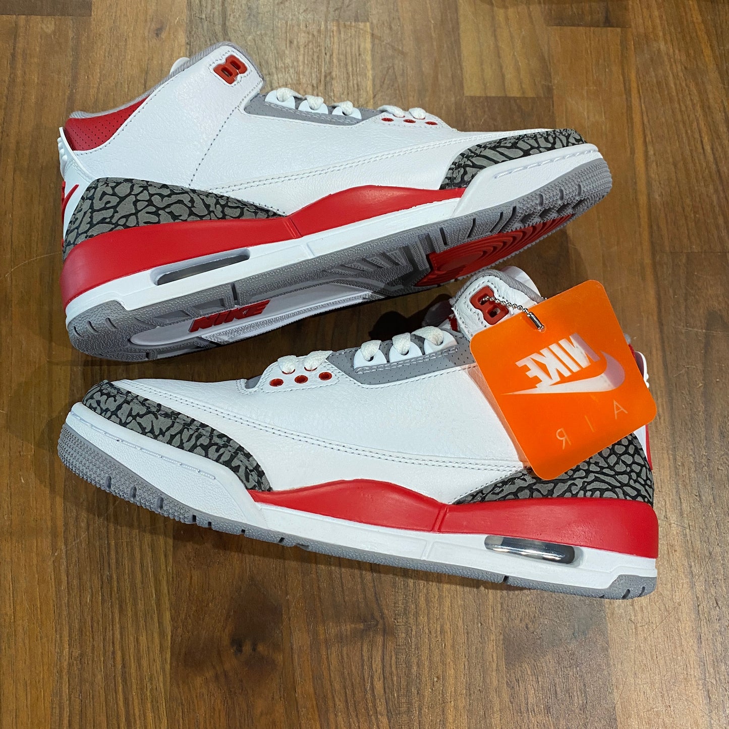 Jordan 3 Fire Red 2022 Size 7 NEW s10587