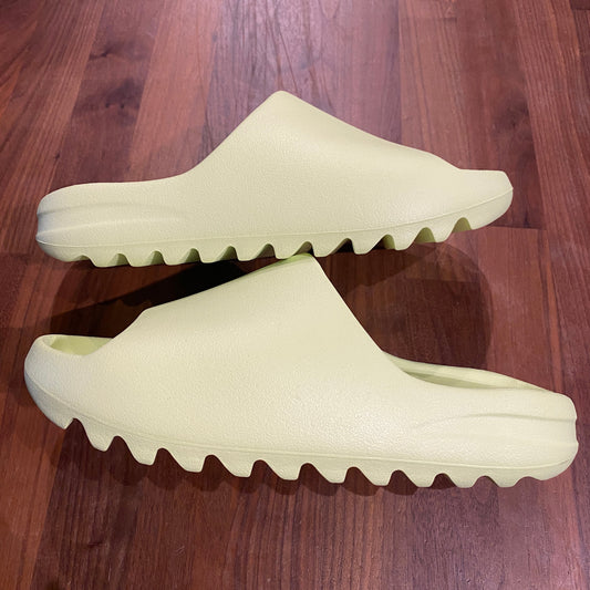 Yeezy slides glow green Size 11 NEW s10962