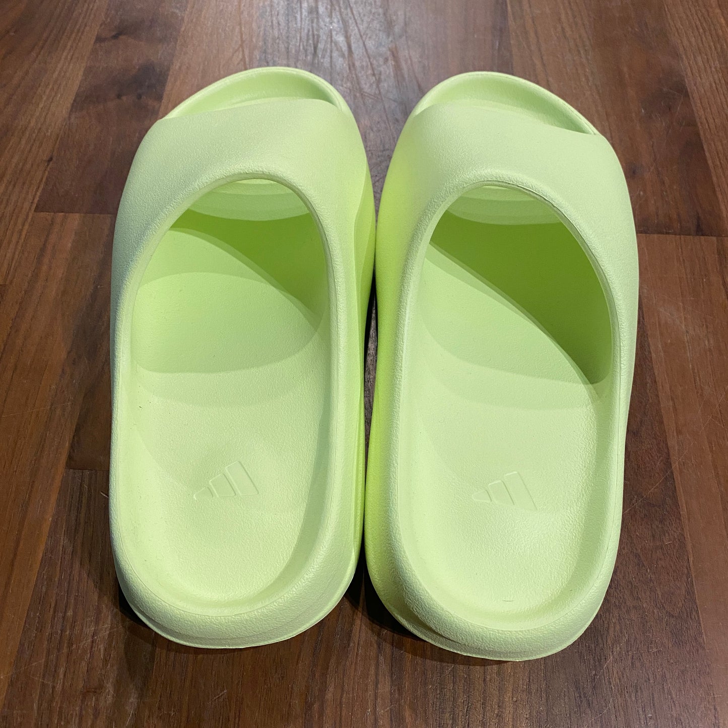 Yeezy slides glow green Size 11 NEW s10962