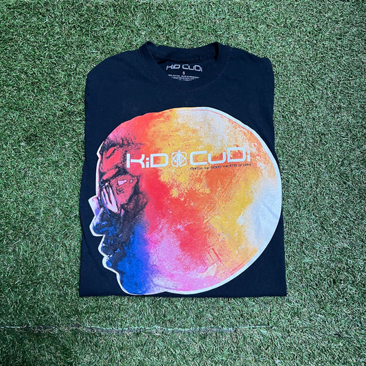 Kid cudi man on the moon tee black Size Small USED x8959