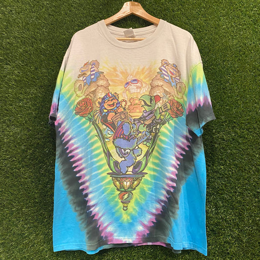 2000's Grateful dead Pharaoh Bears Tee Size XL Used v12359