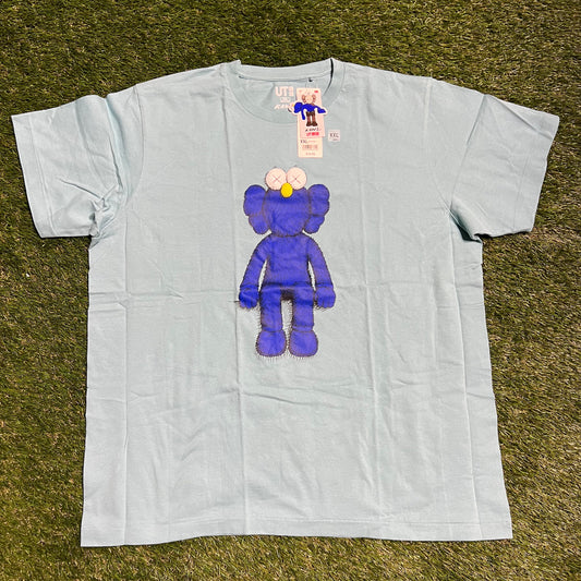 Kaws Uniqlo Big Blue Figure Teal Tee Size XXL NEW x1590