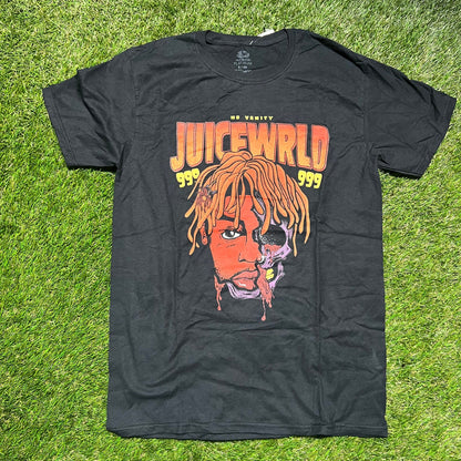 Juice World No Vanity 2019 Tour Black Tee Size Small USED v1708