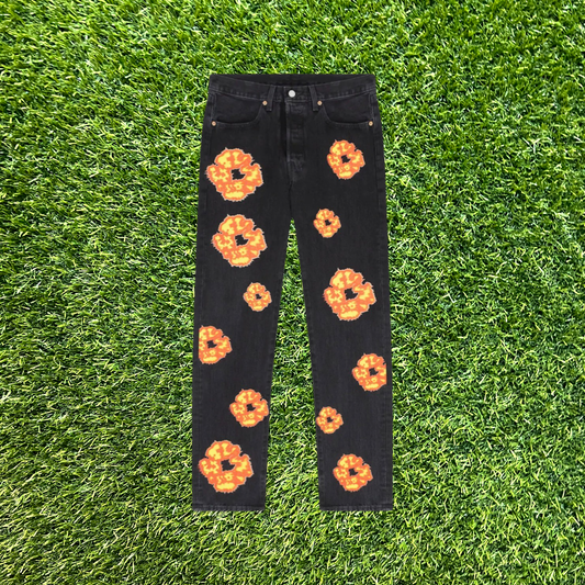 Denim Tears Off Set Black Jeans Size 32 x 32 NEW x9601