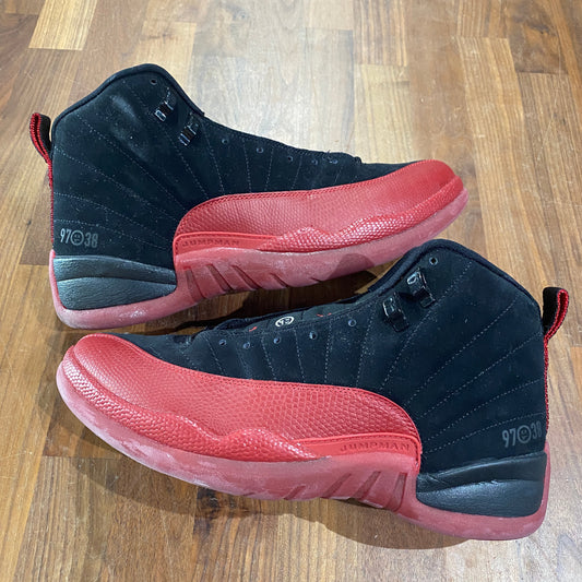 Jordan 12 Flu Game Sick Face 2009 Size 10.5 USED REPLACEMENT BOX s4586