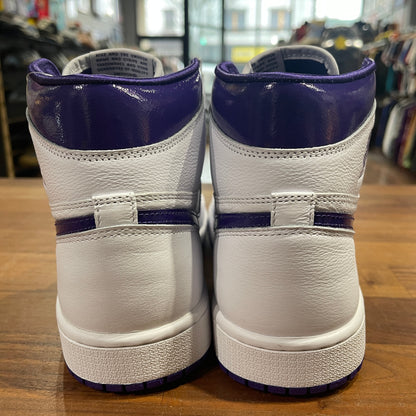 Jordan 1 High Court Purple White Size 10 NEW s3924